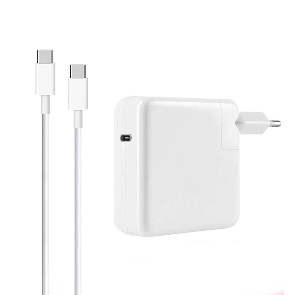 Wall Charger For Macbook 61W Power Supply With Usb-C Cable 2M Linq White 6941030718999