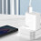 OPPO Chargeur officiel Oppo USB 30W avec Câble USB vers USB-C Blanc 6
