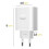 OPPO Chargeur Oppo USB SuperVOOC 33W avec Câble USB vers USB-C Blanc 4