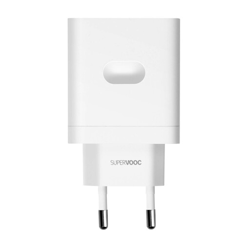 OPPO Chargeur Oppo USB SuperVOOC 33W avec Câble USB vers USB-C Blanc 1