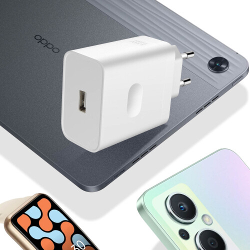 OPPO Chargeur Oppo USB SuperVOOC 33W avec Câble USB vers USB-C Blanc 2