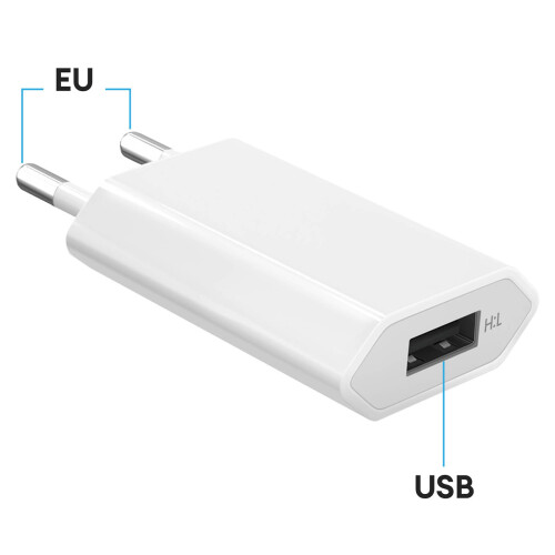 Avizar USB Wall Charger Adapter 1A 2