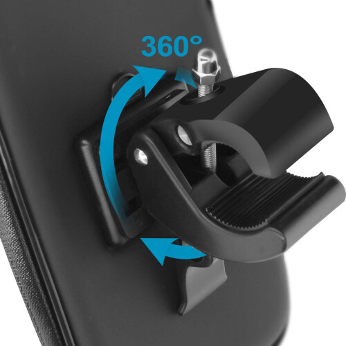 Forever Support Waterproof Rotating Smartphone Bike Mount with Handlebar Attachment Handlebar 2