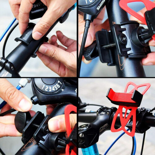 Avizar Bike / Scooter mount Handlebar attachment Silicone grip 2