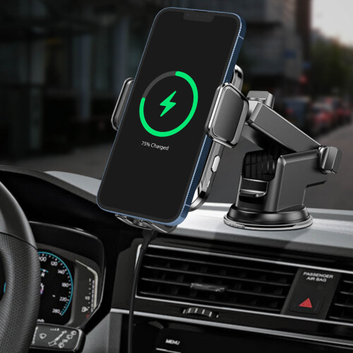 Forcell 2 in 1 Car Holder Load Qi Suction Cup and Ventilation Grid 2