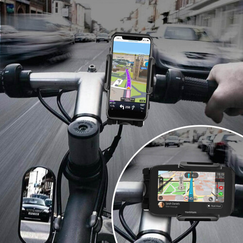 LinQ Universal Handlebar Bike Mount Adjustable Grippers Rotating 360 2