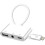 Adattatore iPhone / iPad da Lightning verso Jack 3,5 USB e Lightning bianco 2