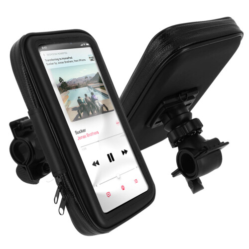 Avizar Smartphone Holder Handlebar Mount Waterproof Zippered Cover