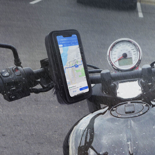 Avizar Smartphone Holder Handlebar Mount Waterproof Zippered Cover 2