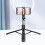LinQ Extendable Bluetooth Selfie Pole with Stable Tripod Rotating Support, Black 5