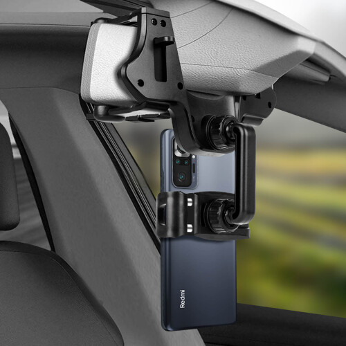 LinQ Car Stand for Smartphone Rear-view Mirror Fix Rotating 2