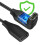 Avizar Adaptateur USB-C pour Chargeur Garmin Design Compact 15cm Noir 5