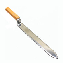 Uncapping Knife for Beekeeping, Stainless Steel Honey Extractor Scraper 280mm with Wooden Handle, Beekeeper Tool