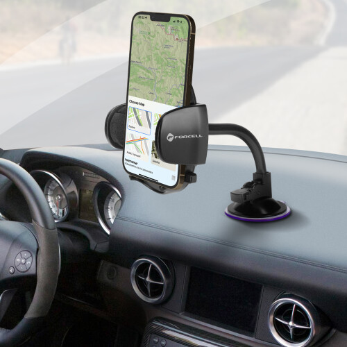 Forcell Mount Car Phone Dashboard Windscreen Flexible Arm 2