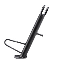 Langlebiger^20cm Schwarzer Edelstahl-Motorradständer mit Anti-Rutsch-Design