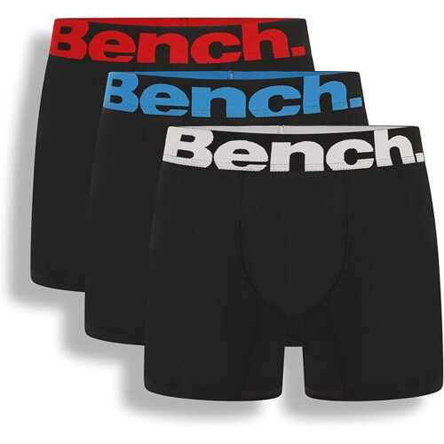 Bench (MACRON, XXL) Bench 3 Pack Mens Designer Boxer Shorts / Trunks