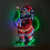 Premier 60cm Light up Standing Santa with Tree Christmas Infinity Light with Multi-Coloured LEDs 1