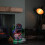 Premier 60cm Light up Standing Santa with Tree Christmas Infinity Light with Multi-Coloured LEDs 2