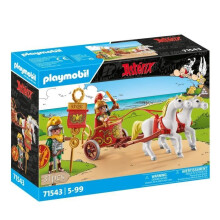 PLAYMOBIL 71543 Römischer Charakter und Pferde, Asterix, Comicfigur, Mit 2 Figuren, darunter Brutus, 31 Teile, Ab 5 Jahren