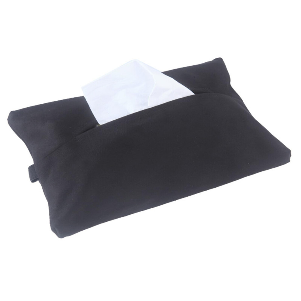 Auto Tissue Box Holder For Center Console Armrest - Rear Seat Napkin Holder With Fixing Strap, Compatible With Most Vehicles 6447073182396
