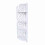 White Hollow Carved 4 Tier Corner Shelf Bookcase 3