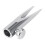 Cosmetic Pencil Sharpener - Portable Travel-Friendly Eyebrow Pencil Sharpener in Silver - Sharp Tool for Makeup Prep 1