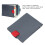 Light Gray Slim Leather Pull Wallet with Dollar Clip, Card Holder 7
