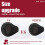 (black) Unisex Foldable Knit Ear Muffs - Winter Ear Warmers 4