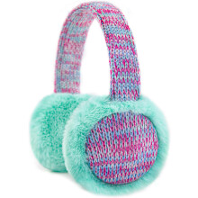 (Aquagreen) Warm Furry Knit Ear Muffs for Kids - Ideal Outdoor Ear Covers for Girls Boys Babies & Toddlers