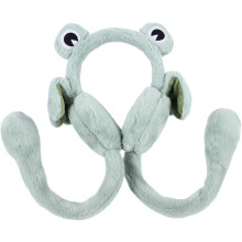 (Green) Unisex Plush & Knitted Earmuffs - Winter Headband Ear Warmers for Girls & All