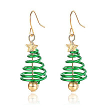 (B) Christmas Earrings for Women - Red & Green Dangle Drop Earrings with Jingle Bells, Christmas Tree & Snowflake Pendants | Cute Holiday Jewelry for Cele