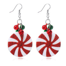 (A) Christmas Earrings for Women - Red & Green Dangle Drop Earrings with Jingle Bells, Christmas Tree & Snowflake Pendants | Cute Holiday Jewelry for Cele