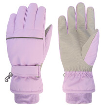 (10-12Years Old) Waterproof Windproof Winter Gloves for Kids Boys Girls, Warm Insulated Touchscreen Skiing Snowboarding, Non-Slip Grip, Purple