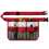 (Red) Adjustable Work Apron with 8 Pockets, Durable Tool Belt for Gardening Construction and Crafting, Blue. 2