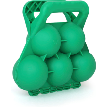 (green) 5-in-1 Snowball Maker Machine, Red | Winter Snow Toy for Kids, Easy-to-Use Snowball Maker Tool - Perfect Winter Outdoor Play Equipment