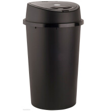 45 Liter 45L TOUCH BIN Colour Bin for Home Garden Office School Kitchen Bathroom Top Bin Portable Pedal Bin Removable Lid BLACK – This product is
