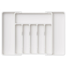 Lifewit Cutlery Drawer Organiser Large Extendable Cutlery Tray8 Compartment Kitchen Drawer Organiser Utensil Spoons Forks Knives White – This pro