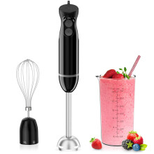 Bonsenkitchen Hand Blender 3in1 Immersion Blender handheld Stick Blender Electric with Stainless Steel Blade Egg Whisk 700ml Beaker for Making Ba