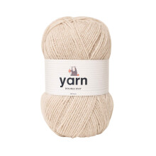 Korbond DK Beige Yarn 100g Acrylic Wool Lightweight Hypoallergenic Durable Double Knit Crochet Yarn Knitting Wool 290m Total – This product is