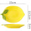(A) 4-Piece Ceramic Lemon-Patterned Serving Set - Versatile Dishes for Appetizers, Desserts, Pickles, Condiments, Candy, Nuts & Snacks | Cute Multi-Use Pl 2