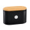 Cooks Professional Cooks Professional Bread Bin, Linen Bag and Bamboo Board Set | Black / Silver 1