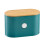 Cooks Professional Cooks Professional Bread Bin, Linen Bag and Bamboo Board Set Teal / Silver 1