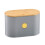 Cooks Professional Cooks Professional Bread Bin, Linen Bag and Bamboo Board Set Grey / Gold 1