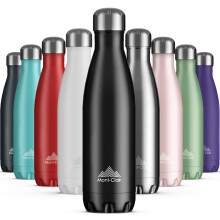 MontClair Stainless Steel Water Bottle Vacuum Insulated BPA Free 12h Hot 24h Cold Drinks Metal Water Bottle 750ml Leakproof Ideal for Adult Kid