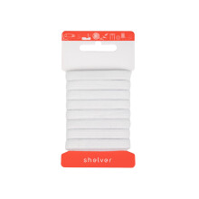 Shelver Elastic for Sewing in Widths 7 10 15 20 25 40 50 mm White 10mm x 5m – This product is designed with premium quality and reliable performa