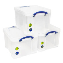 Really Useful Plastic Storage Box Bonus Pack 3x35 Litre Clear – This product is designed with premium quality and reliable performance in mind It