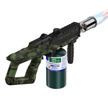 Sondiko Powerful Cooking Blow Torch Propane Torch Head Campfire Starter Adjustable Weed Torch Burner for Searing Steak BBQ Welding Propane Tank N