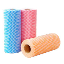 50 Pieces Disposable Scouring Pads Rolls for Kitchen Cleaning, Fabric Towels, Dish Towels, Daily Use, 100% Soft Material