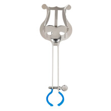 Portable Trumpet Sheet Music Holder, Adjustable Iron Music Clip, Silver Design for All Ages, Durable and Lightweight