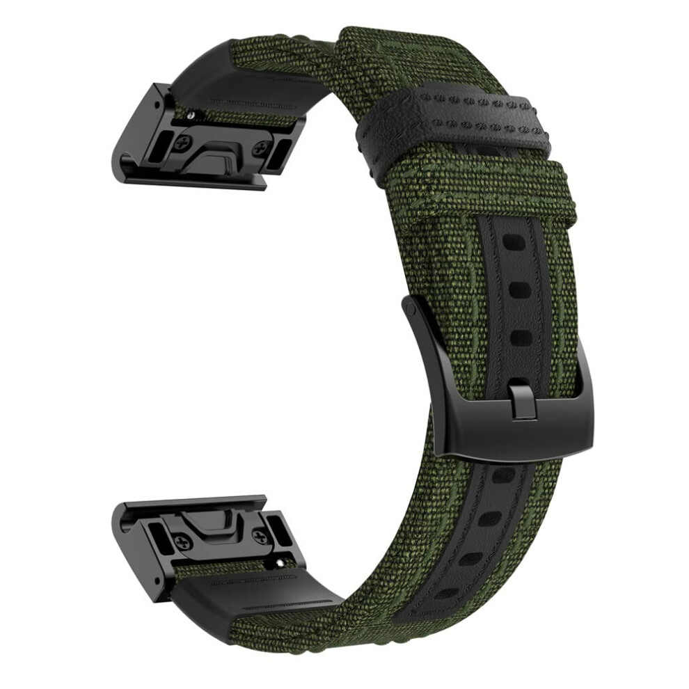 22X26mm Quick Release Nylon Watch Strap Compatible With Garmin Fenix 6X 6 Pro 7X 7 5X 5 3 3Hr 935 945 Epix Smartwatch 6947110674261